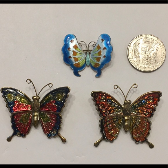 Bundle of Butterfly Brooches - Picture 7 of 7